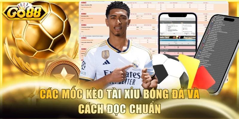 Các mốc kèo tài xỉu bóng đá và cách đọc chuẩn