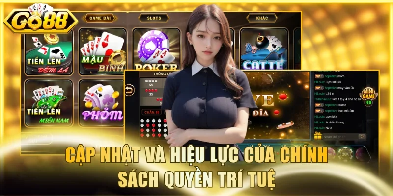 Cập nhật và hiệu lực của chính sách quyền trí tuệ