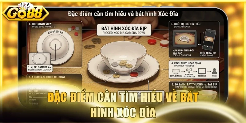 Đặc điểm cần tìm hiểu về bát hình Xóc Đĩa