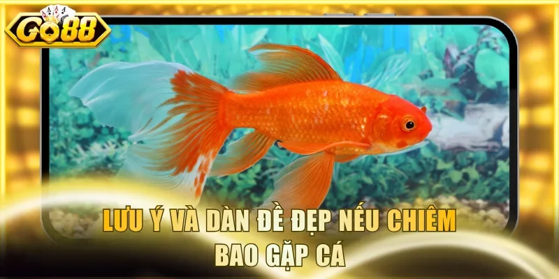 Lưu ý và dàn đề đẹp nếu chiêm bao gặp cá